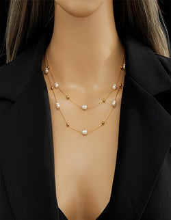 Collier double couche en acier inoxydable